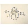 Image 2 : Cel Drawing Framed Donald Duck Animation Orig Drifting