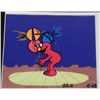 Image 1 : Elmo Animation Cel Original Balloon Popping Background