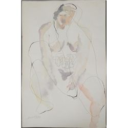 Betty Snyder Rees Original 2 Sided Painting Nude Tree
