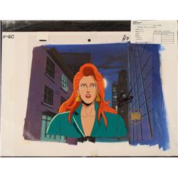 X-Men Orig Signed Stan Lee Animation Cel Bkgd Jean Grey
