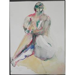 Betty Snyder Rees Original Painting Nude Woman