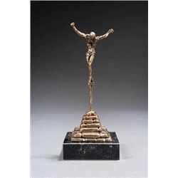 Dali Le Christ de St. Jean Croix Bronze Sculpture -Clot