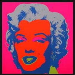 Andy Warhol Sunday B Morning Marilyn Monroe Red & Pink