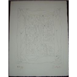 Pablo Picasso Signed Etching Table des Eaux-Fortes 1931