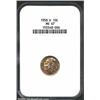 Image 1 : 1958-D 10C MS67 NGC. Mintage: 136,564,600....