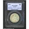 Image 1 : 1874 50C Arrows MS63 PCGS. Mintage: 2,360,...