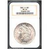Image 1 : 1881-O S$1 MS64 NGC. Mintage: 5,708,000. T...