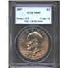 Image 1 : 1977 $1 MS65 PCGS. Mintage: 12,596,000. Th...