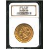 Image 1 : 1876-S $20 AU58 NGC. Mintage: 1,597,000....