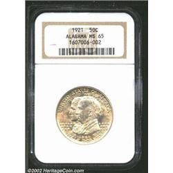 1921 50C Alabama MS65 NGC. Mintage: 59,038...