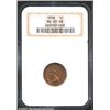 Image 1 : 1898 1C MS65 Red and Brown NGC. Mintage: 4...