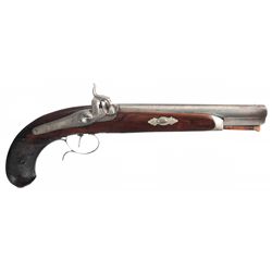 Composite Henry Deringer Marked Gold Banded Percussion Target Pistol