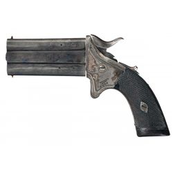 Woodward's Patent Swivel Over/Under Barrel Pistol