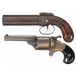 Two 19th Century Antique American Handguns