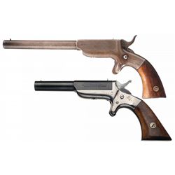 Collector's Lot of Two 32 Caliber Antique Pistols