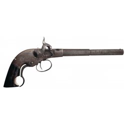 Scarce Marston Breech Loading Single Shot Percussion Pistol