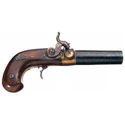 Scarce A.D. Cushing Percussion Pistol