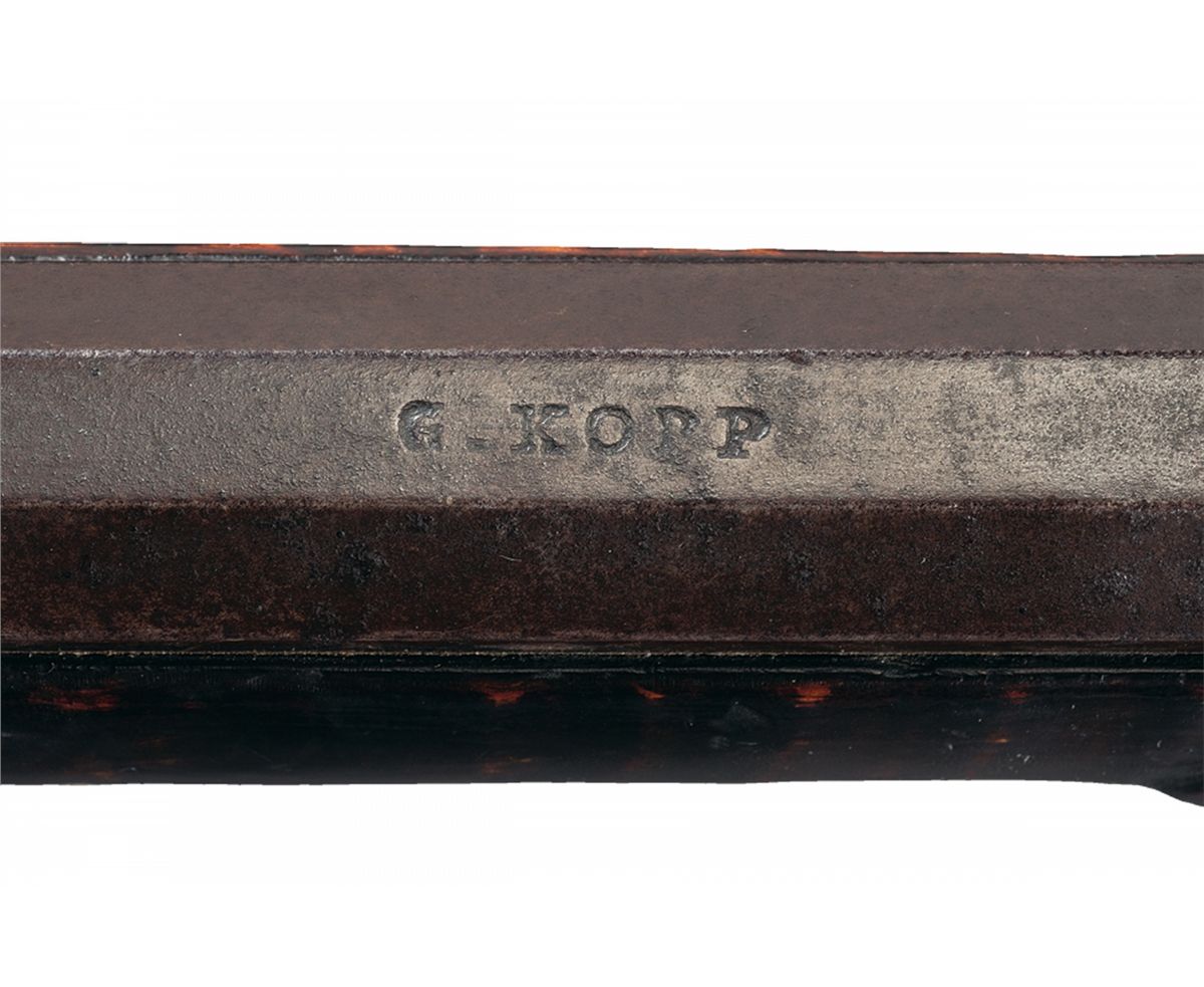 George Kopp/J. Golcher Full Stock Percussion Pennsylvania Rifle