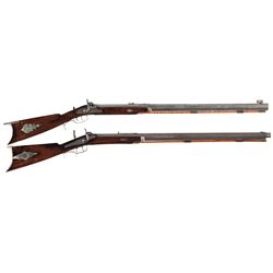 Two 19th Century American Percussion Rifles
