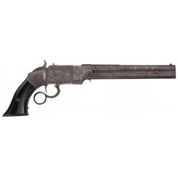 Desirable Rare Large Frame Smith & Wesson Lever Action Magazine Pistol