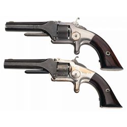Collector's Lot of Two Smith & Wesson First Model First Issue Revolvers
