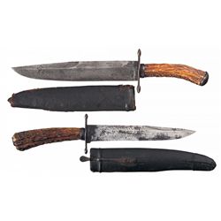 Two Arnachellum & Sons Knives with Sheaths