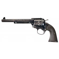 Scarce Colt Bisley Flattop Target Model Revolver in .455 Eley with London Proofs and Factory Letter