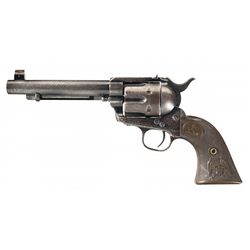 Colt Single Action Army Flattop Target Model Revolver in 450 Boxer Caliber with Rare 5 1/2 Inch Lond