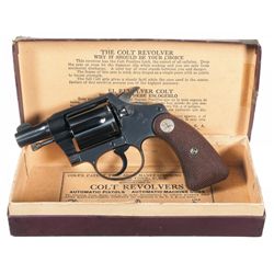 Exceptional Pre-War Colt First Issue Detective Special Double Action Revolver with Original Box
