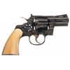 Image 3 : Engraved Colt Python Double Action Revolver with Ivory Grips and Holster