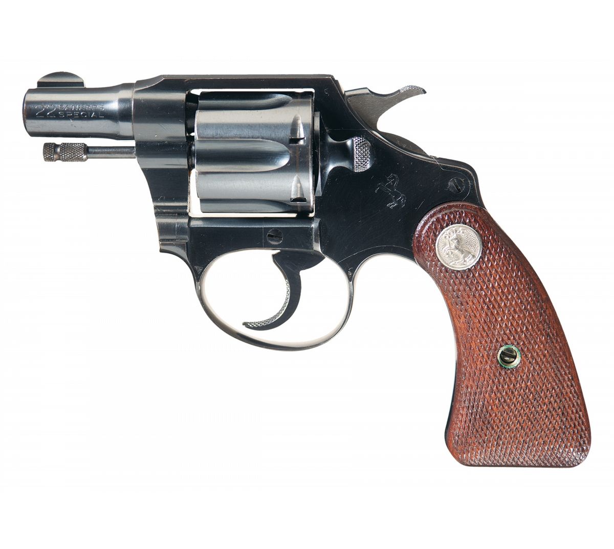 Spectacular Scarce Colt 22 Caliber Bankers Special Double Action Revolver