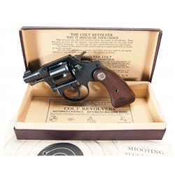 Spectacular Colt Bankers Special Double Action Revolver with Factory Box