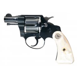 Outstanding Colt Bankers Special Double Action Revolver with Pearl Grips