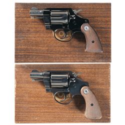 Collector's Lot of Two Boxed Colt Double Action Revolvers