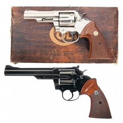 Collector's Lot of Two Colt Trooper MK III Double Action Revolvers