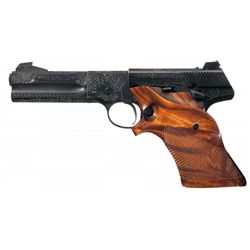Master Engraved Colt 2nd Model Woodsman Match Target Semi-Automatic Pistol
