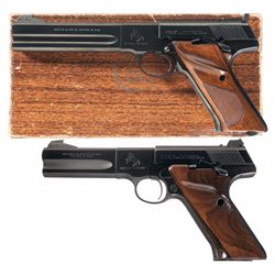 Collector's Lot of Two Colt Woodsman Match Target Semi-Automatic Pistols