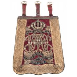 11th or Prince Albert's Own Hussars Officer's Dress Sabretache