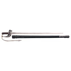 15th Kings Hussars Sword with Sheath and Leather Sword Knot