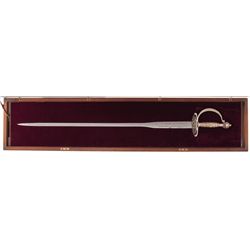 Superb Wilkinson Sword/U.S. Historical Society Queen Elizabeth II Silver Jubilee Sword with Case and