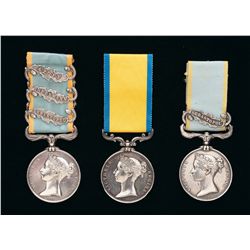 Collector's Lot of British Crimean War Medals