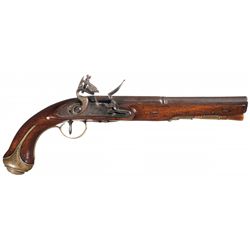 Whitney Marked Flintlock Pistol