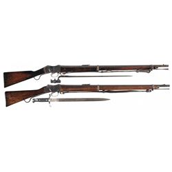 Two Martini-Henry Single Shot Rifles