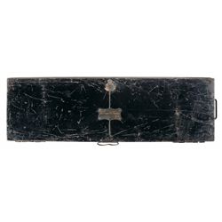 Uniform Tin Trunk Attributed to Sir Ernest Shackleton Arctic Explorer with Authenticity Document