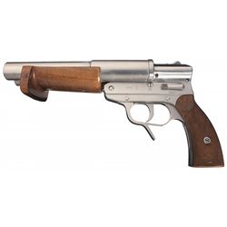 Rare Walther "ac/41" Code World War II Nazi Navy Proofed Double Barrel Stainless Flare Pistol