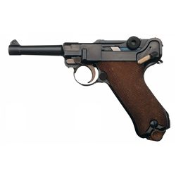 Excellent DWM Model 1920 Commercial Luger Semi-Automatic Pistol