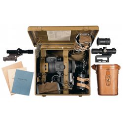 One Russian 1PN51 Night Vision Scope with Case and Accessories, and Two Other Rifle Scopes