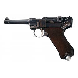 World War I Imperial German DWM 1917 Dated Luger Pistol