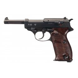 Exceptional Mauser "byf/44" Code Model P38 Semi-Automatic Pistol