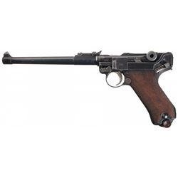 Erfurt 1914 Dated Artillery Luger Semi-Automatic Pistol